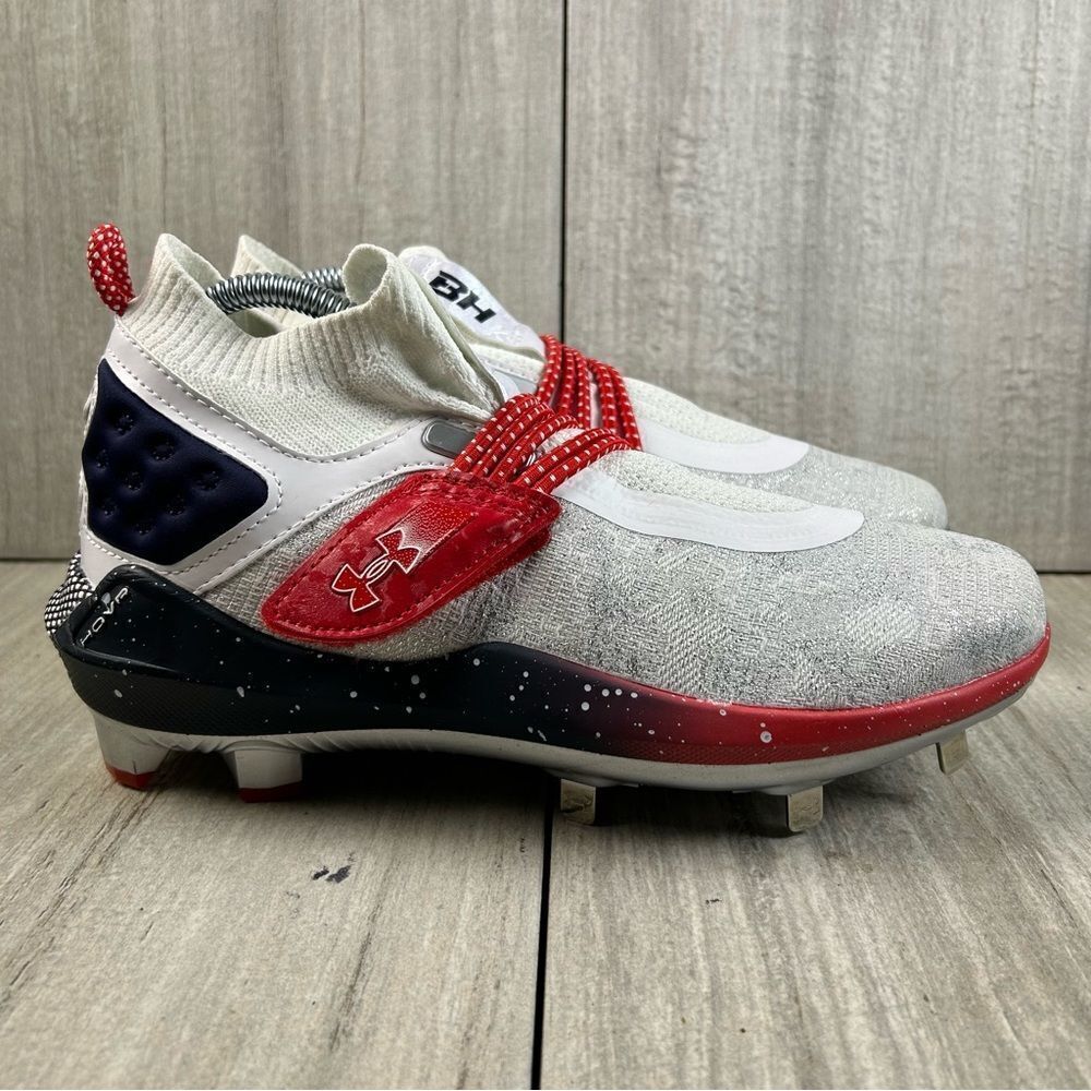 NEW Under Armour Harper 8 Low USA ST Baseball Cleats Sneaker‎ Mens Size 7